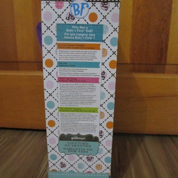 NIB Babys First Green Face Pink Hair GOLDBERGER DOLL Friendship babies singing - Picture 8 of 9